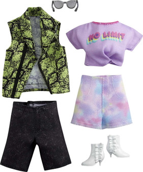 Barbie Fashion Pack with 1 Outfit for Barbie Doll & 1 for Ken Doll