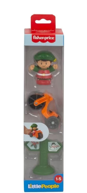 Fisher Price Little People Figure and Accessory Set Christmas Elf HJW18 from Pappystoyshop.com