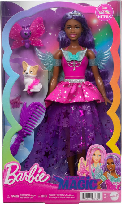 Barbie A Touch of Magic Brooklyn Doll with 2 Fantasy Pets