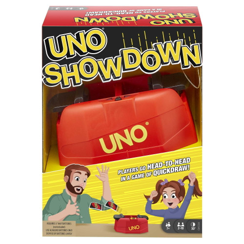 UNO Showdown Card Game with Electronic Card Launcher