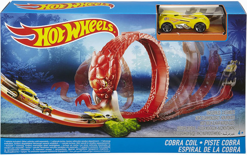 Hot Wheels Cobra Coil Trackset DWK95 from Pappystoyshop.com
