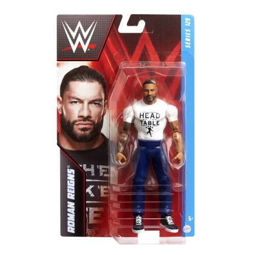 WWE Wrestling Basic Roman Reigns Series 129 Figure Chase Variant HDD14 from Pappystoyshop.com
