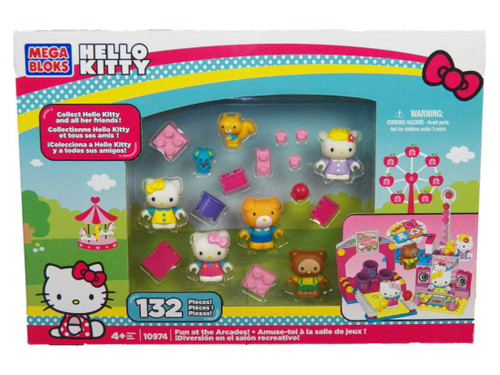 Mega Bloks Hello Kitty Thomas Tracy Fun at the Arcades Figure Set 10974