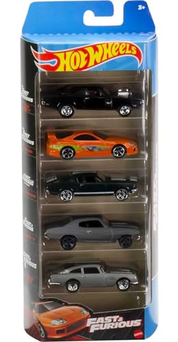 Hot Wheels Fast & Furious Race & Drift Cars 5 Pack HND08 from Pappystoyshop.com