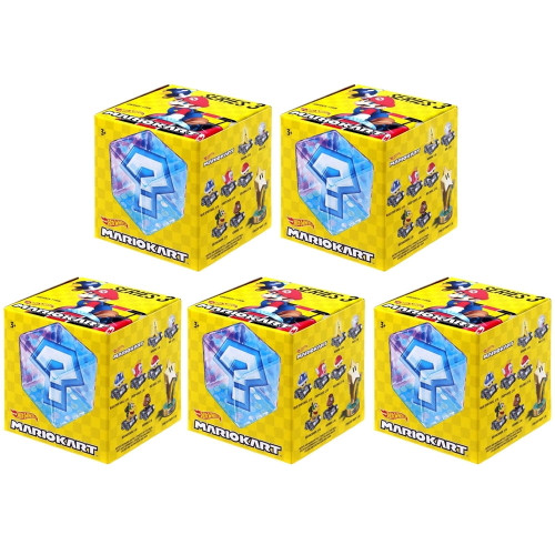 Hot Wheels Mario Kart Series 3 BLIND BOXES Pack of 5