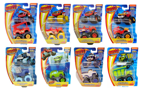 Blaze & The Monster Machines Diecast Complete Bundle of 8 Vehicles CGF20-963F from Pappystoyshop.com