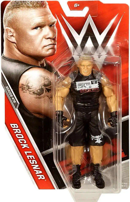 WWE Wrestling Basic Brock Lesnar Series 75 Figure DXG14 from Pappystoyshop.com