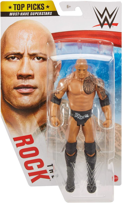 WWE Wrestling Basic Top Picks The Rock Figure GTG66 from Pappystoyshop.com