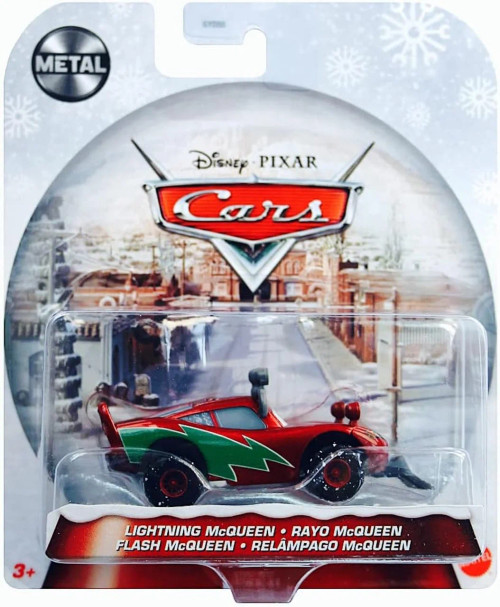 Disney Pixar Cars 1:55 Lightning McQueen Winter Diecast GYD57 from Pappystoyshop.com