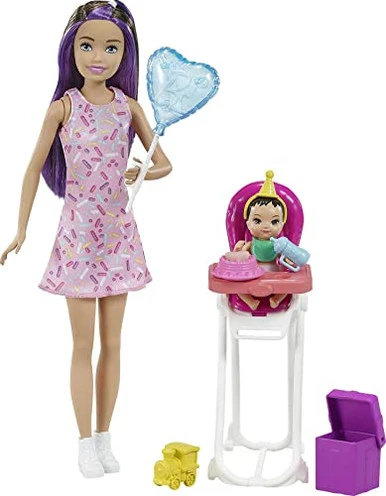 Barbie Skipper Babysitter Inc Birthday Feeding Playset GRP40 from Pappystoyshop.com