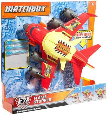 Matchbox Jumbo Sky Busters Fire Cargo Plane X1050 from Pappystoyshop.com