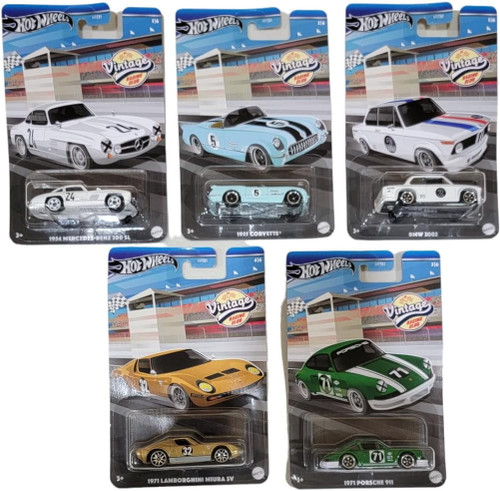 Hot Wheels 2024 Vintage Racing Club Bundle of 5 HRT81 956A HRT81 956A from Pappystoyshop.com