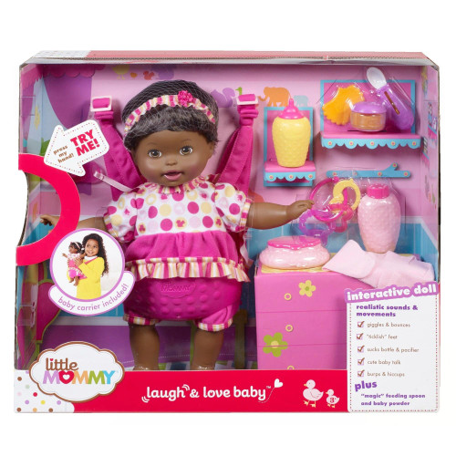 Little Mommy Laugh and Love African American Doll FCN10 from Pappystoyshop.com