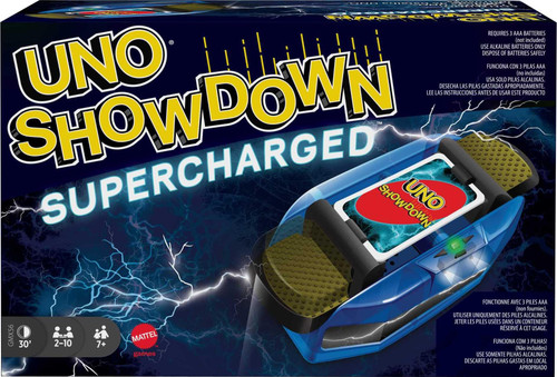 UNO Showdown Supercharged Card Game GMX56 from Pappystoyshop.com