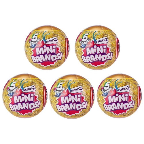 5 Surprise Mini Brands Series 2 Five Ball Bundle 7754 from Pappystoyshop.com