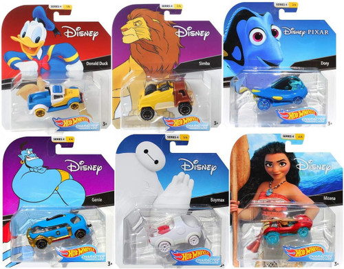 Hot Wheels 2019 Disney Pixar Character Cars Series 4 Bundle of 6 GCK28-999C from Pappystoyshop.com