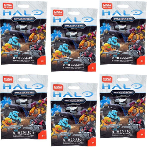 Mega Construx HALO Micro Action Figures Battle for The Ark Bundle of 6 CNC84 from Pappystoyshop.com