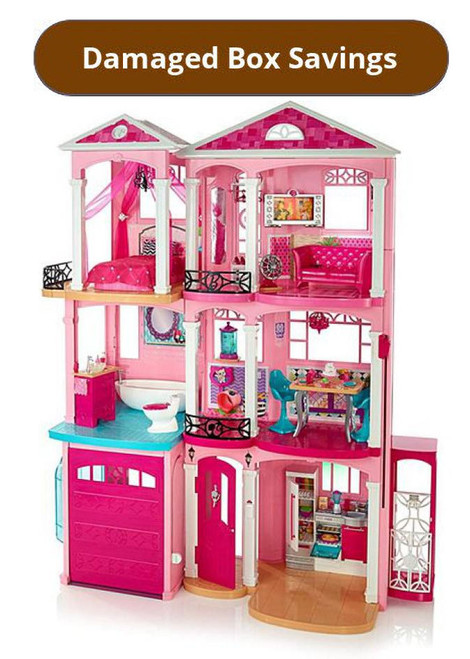 Barbie 4 Foot 3 Story Dreamhouse DAMAGED PACKAGING FFY84 from Pappystoyshop.com