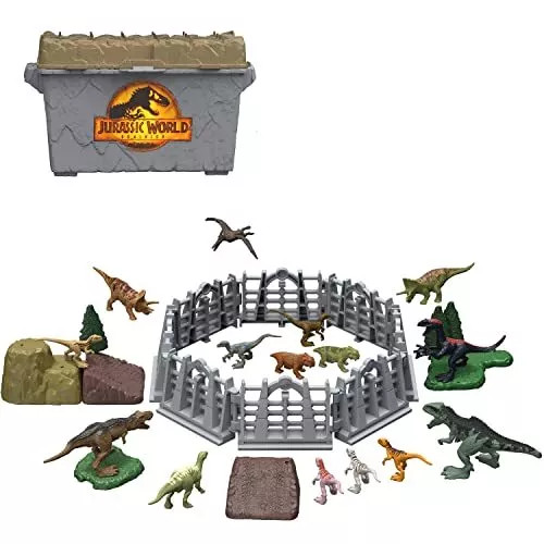 Jurassic World Dominion Minis Mega On The Go Dinosaur Danger Set HJB16 HJB16 from Pappystoyshop.com