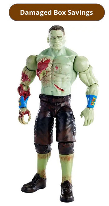 WWE Zombie John Cena Figure DAMAGED PACKAGING