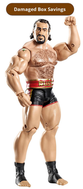 WWE Wrestling Basic Rusev Figure DAMAGED PACKAGING