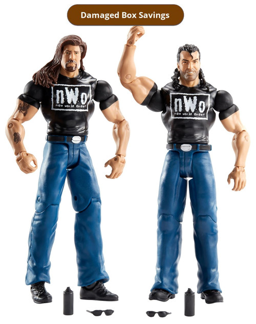 WWE Wrestling Battle Pack Series 36 Hall vs. Nash Figure (2-Pack) DAMAGED PACKAGING CJD43 from Pappystoyshop.com