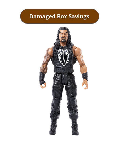 WWE Wrestling Basic Roman Reigns Series 65 Figure DAMAGED PACKAGING DPV00 from Pappystoyshop.com