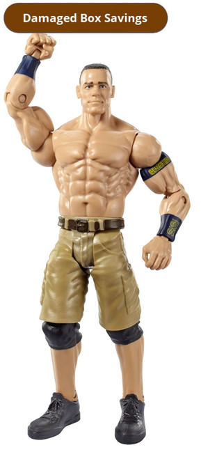 WWE Wrestling WrestleMania John Cena Action Figure DAMAGED PACKAGING BLT66 from Pappystoyshop.com