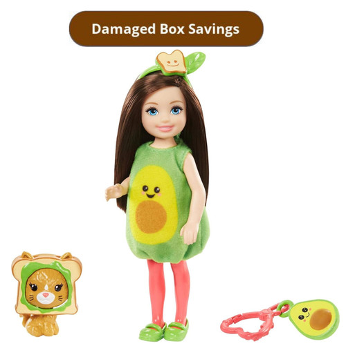 Barbie Club Chelsea Dress-Up Doll in Avocado Costume DAMAGED PACKAGING GJW31 from Pappystoyshop.com