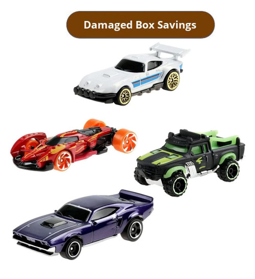 Hot Wheels 2020 Fast & Furious Spy Racers Bundle of 4 Cars DAMAGED PACKAGING GNN29 from Pappystoyshop.com