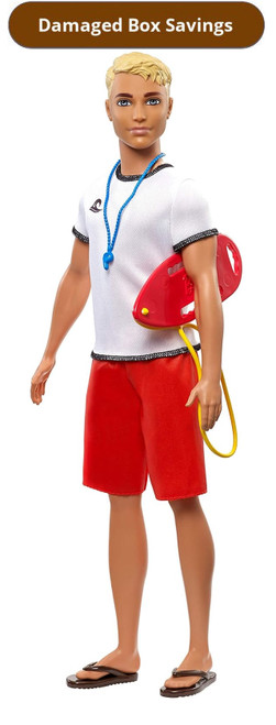 Barbie Ken Doll You Can Be Anything Lifeguard DAMAGED PACKAGING FXP04 from Pappystoyshop.com