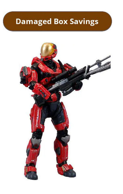HALO Reach Spartan EVA Male Series 4 Exclusive DAMAGED PACKAGING HALO REACH 4_SPARTAN EVA from Pappystoyshop.com