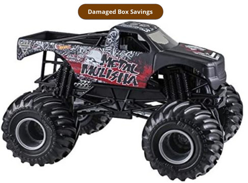 Hot Wheels Monster Trucks Metal Mulisha 1:24 Scale DAMAGED PACKAGING DJW89 from Pappystoyshop.com