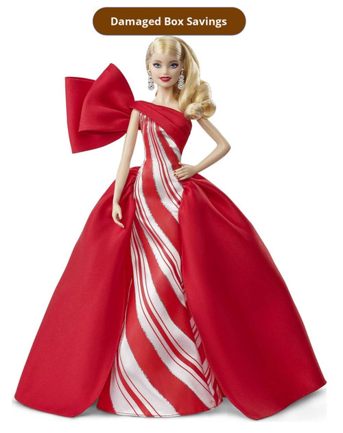 Barbie 2019 Holiday Doll Blonde DAMAGED PACKAGING GMV74 from Pappystoyshop.com