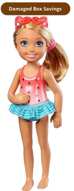 Barbie Club Chelsea Swimming Doll DAMAGED PACKAGING DWJ34 from Pappystoyshop.com