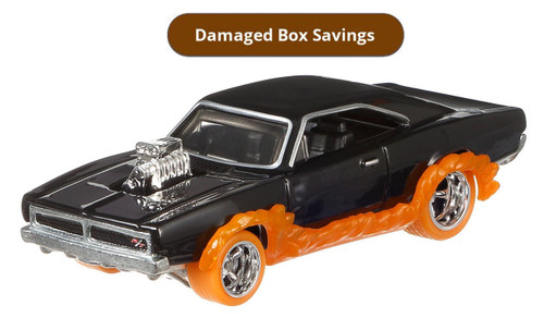 Hot Wheels Marvel Ghost Rider Charger 3/5 DAMAGED PACKAGING FLD30 from Pappystoyshop.com