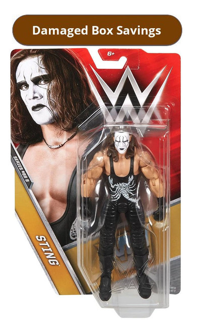 WWE Wrestling Basic Sting 68 figure DAMAGED PACKAGING FCH32 from Pappystoyshop.com
