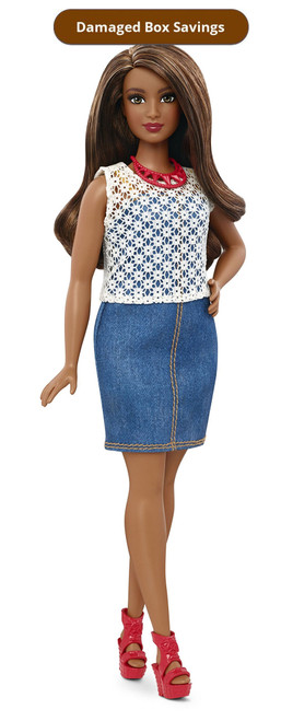 Barbie Fashionistas Doll 32 Dolled Up Denim DAMAGED PACKAGING DPX68 from Pappystoyshop.com