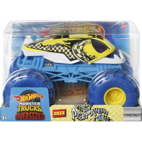 Hot Wheels Monster Truck Piran-Ahhh 1:24 Scale HKM57 from Pappystoyshop.com