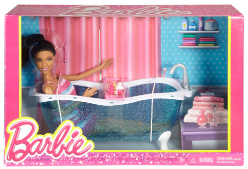 Barbie African-American Doll and Bathtub Playset