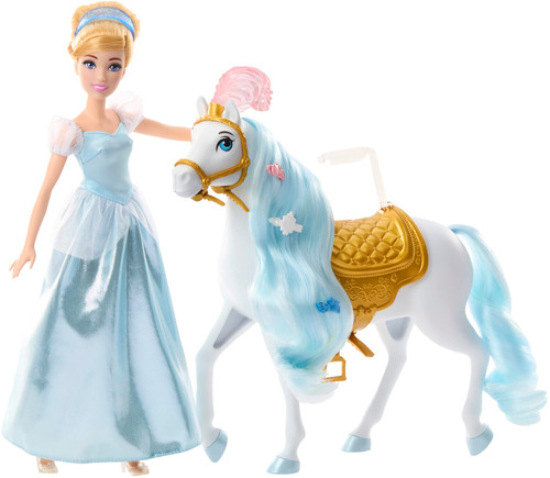 Disney Cinderella Fashion Doll & Horse with Saddle HPF95-9564 from Pappystoyshop.com