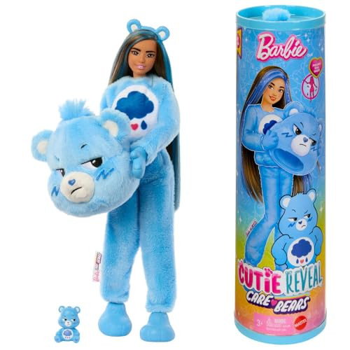 Barbie Cutie Reveal Care Bears with Grumpy Bear JCN96 from Pappystoyshop.com