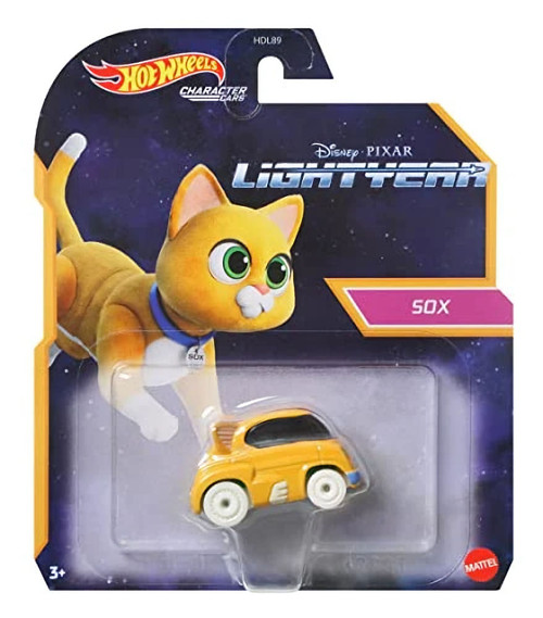Hot Wheels Character Cars Disney Pixar Cars Lightyear Sox HDL91 from Pappystoyshop.com