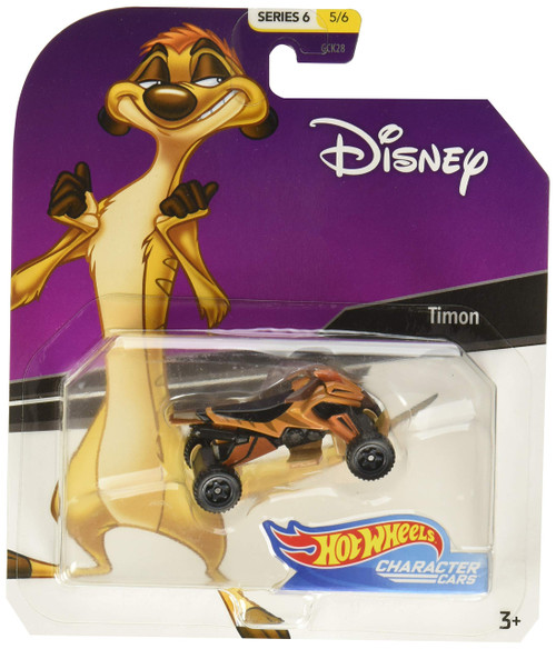 Hot Wheels Character Car Lion King Timon Series 6 1:64 Scale GGX73 from Pappystoyshop.com