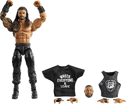 WWE Top Picks Elite Roman Reigns 6-inch Action Figure GVC04 from Pappystoyshop.com