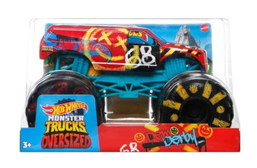 Hot Wheels Monster Truck 1:24 Scale Demo Derby GWL09 from Pappystoyshop.com