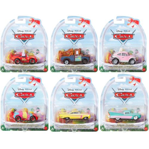 Disney Pixar Cars Easter Diecast Vehicles Bundle of 6 Collection HTY61-963C from Pappystoyshop.com