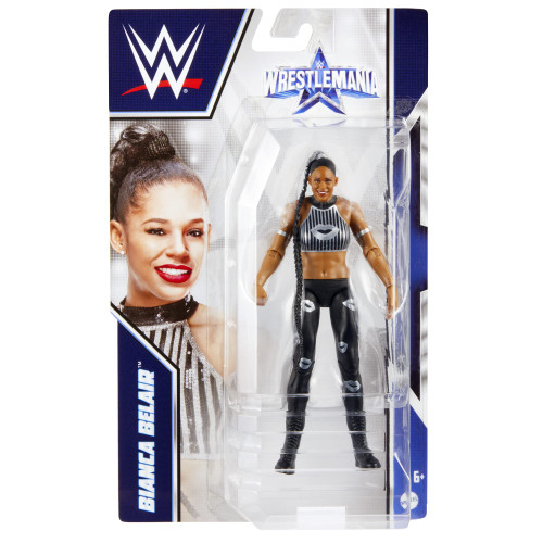 WWE Wrestlemania Action Figure, Bianca Belair, Posable 6-inch