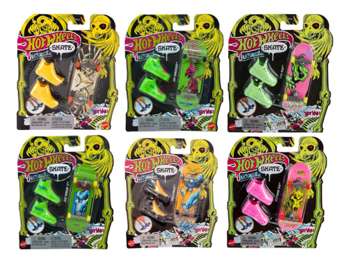Hot Wheels Skate Tony Hawk Fingerboard Bundle of 6 HPG21 from Pappystoyshop.com
