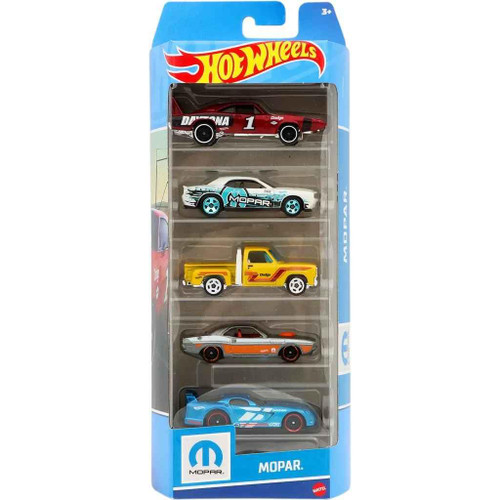Hot Wheels Mopar 5 Pack 1:64 Scale Cars HTV48 from Pappystoyshop.com